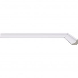 White Gloss Scotia Moulding - 16mm x 16mm x 2.4m