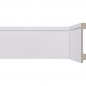 White Gloss Wrapped Skirting Board - 13mm x 100mm x 2.4m