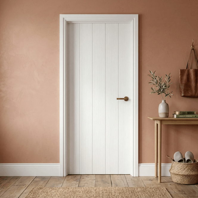 GW Leader White Pre-finished Internal Cottage Laminate Door