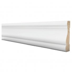 White Primed Decorative Casing Moulding 14mm x 54mm x 2.4m