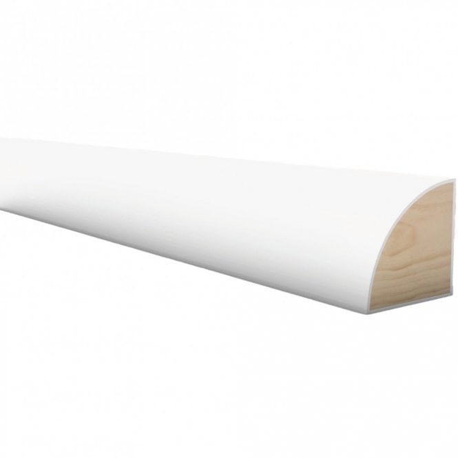 GW Leader White Primed Quadrant Moulding 17.5mm x 17.5mm x 2400mm