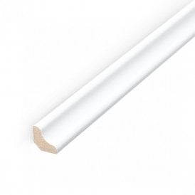 White Primed Scotia Beading 16.5mm x 2.4m