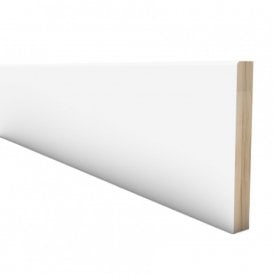 White Primed Skirting Board 14mm x 133mm x 2.4m