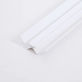 White - PVC Shower Panel Internal Corner Trim 2400mm