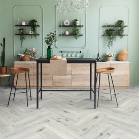 White Rock - Lifestyle Herringbone 5.5mm Luxury Rigid Vinyl Flooring