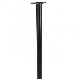 Worktop Support Leg Matt Black - 870mm