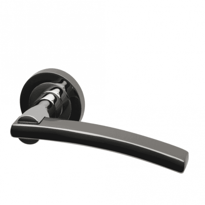 Intelligent Hardware Opal Round Rose Dual Finish Lever Door Handle