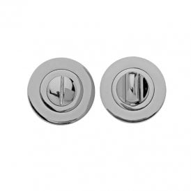 WC Turn and Release on Round Rose - Polished Chrome