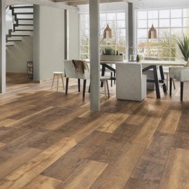 Atlantic 10 Doubloon Oak 10mm Moisture Resistant Laminate Flooring (K412)