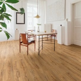 Atlantic 10 Inca Carpenter Oak 10mm Moisture Resistant Laminate Flooring (K476)