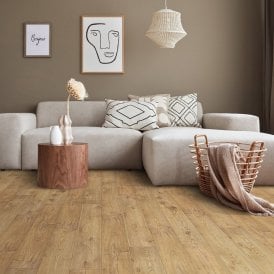 Atlantic 10 Tawny Chestnut Oak 10mm Moisture Resistant Laminate Flooring (5537)