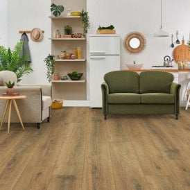 Eurohome Sand Sola Oak 12mm Laminate Flooring (K648)