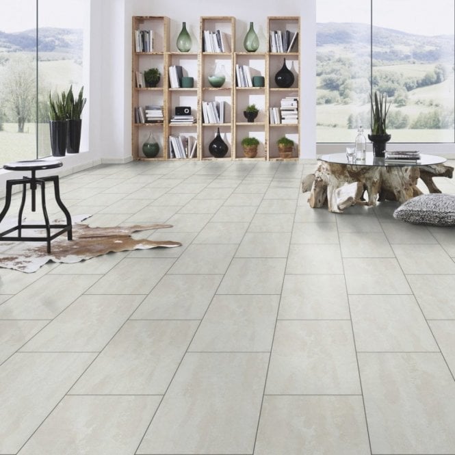 Krono Original Impressions 8mm Ice Flow Tile Effect Laminate Flooring (K385)