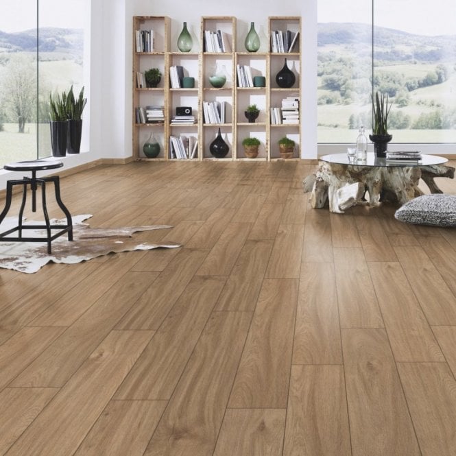 Krono Original Supernatural Classic 8mm Credenza Oak 4v Groove Laminate Flooring (K338)