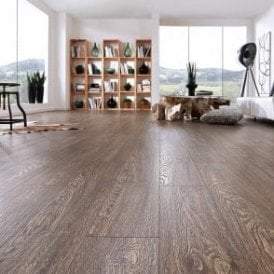 Vintage Classic 10mm Bourbon Oak Laminate Flooring (K052)