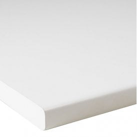 White Matt Laminate Kitchen Worktop 28mm
