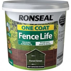 Ronseal One Coat Fence Life Forest Green 5 Litre