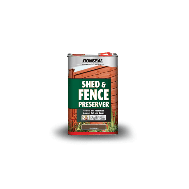 Ronseal  Shed and Fence Preserver Green 5 Litre