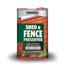 Ronseal Shed and Fence Preserver Green 5 Litre